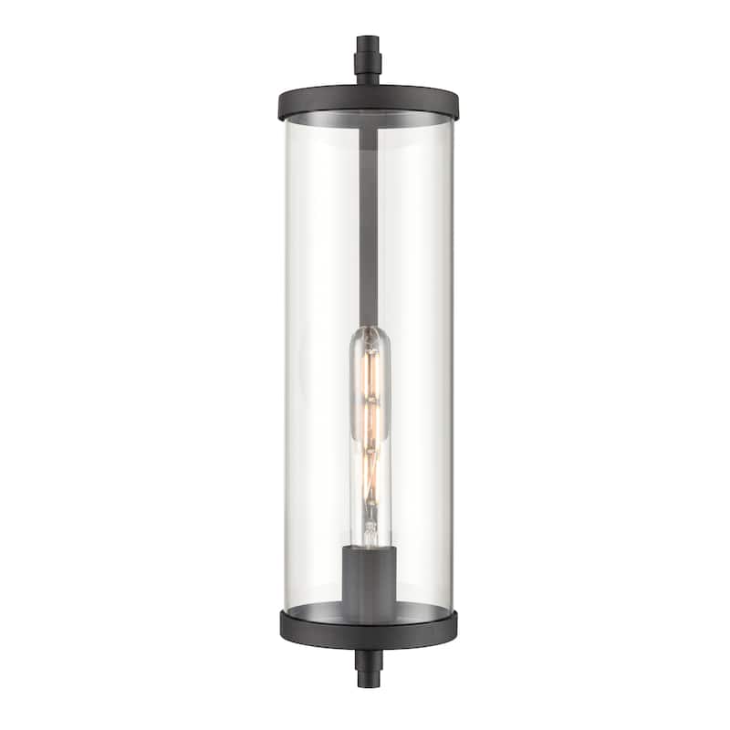 Millennium Lighting Beckham 1 Light Outdoor Wall Sconce in Textured Black