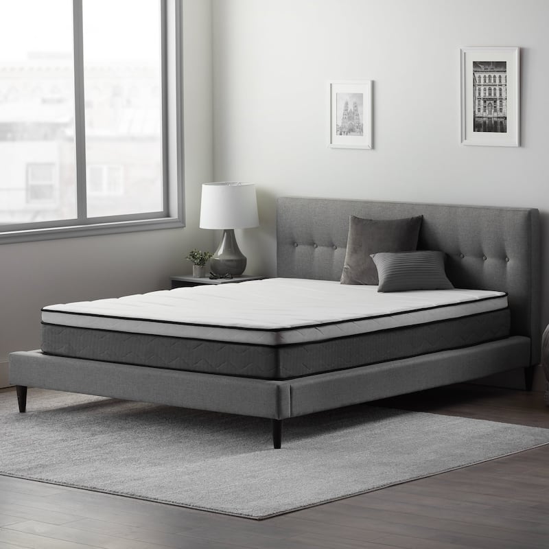 OSleep 10-inch Memory Foam and Innerspring Hybrid Mattress - Queen - Plush