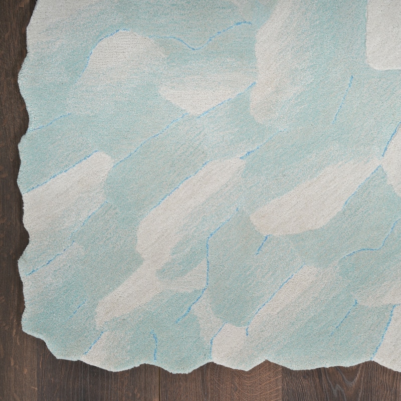 Nourison Prismatic Indoor only Floral Wool Area Rug