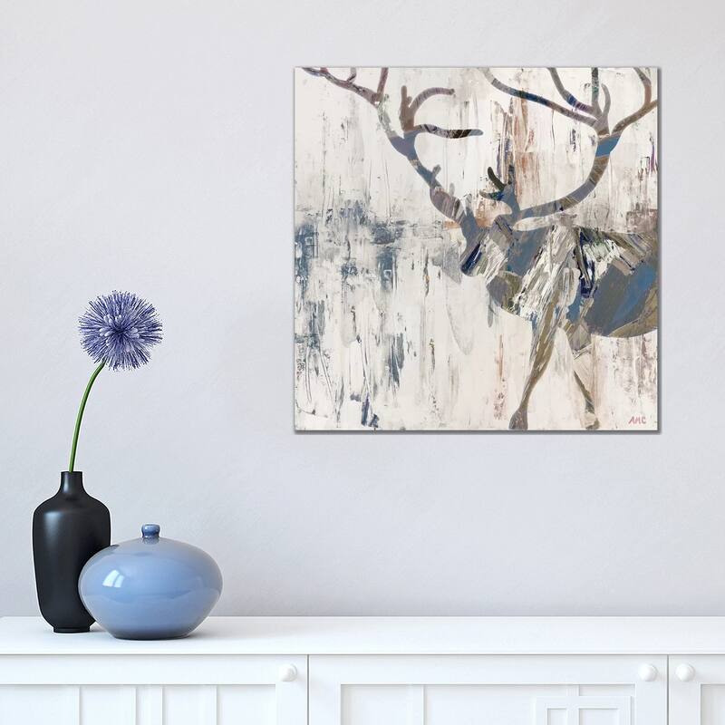 iCanvas "Neutral Rhizome Deer" by Ann Marie Coolick Canvas Print - 18x18x1.5