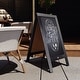 preview thumbnail 22 of 158, Wood A-Frame Magnetic Chalkboard Set-Markers, Stencils, and Magnets