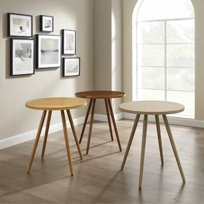 Corvus Lille Mid-Century Modern Bamboo Dining Site Table