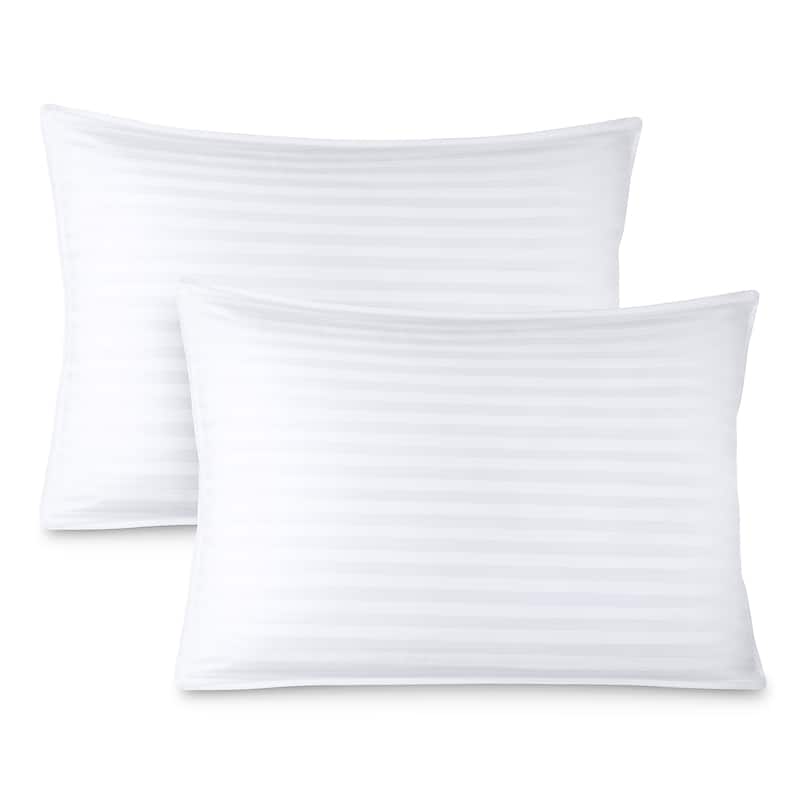 Nestl 100% Cotton Cover Premium Plush Down Alternative Bed Pillow