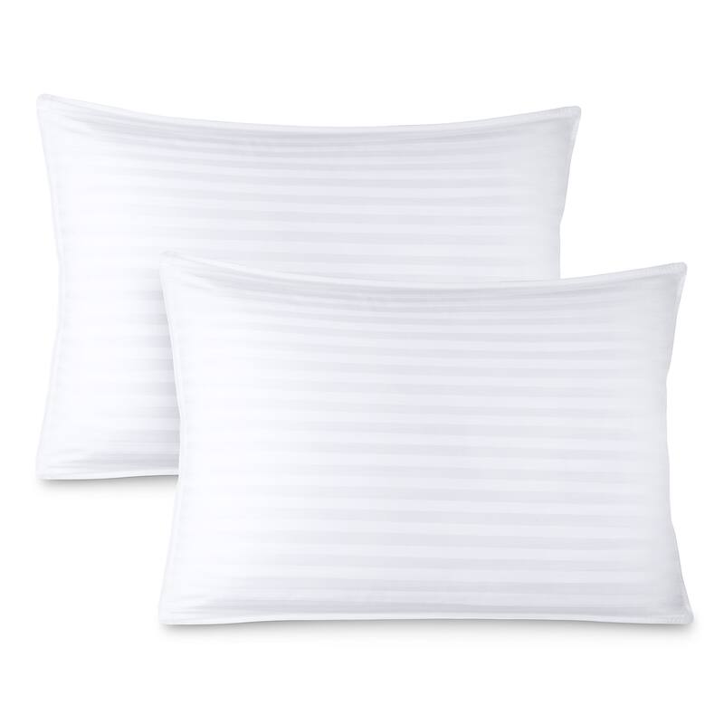 Nestl 100% Cotton Cover Premium Plush Down Alternative Bed Pillow