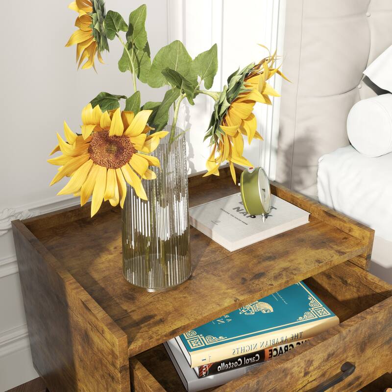 Edge Protection Design 2-Drawer Nightstand