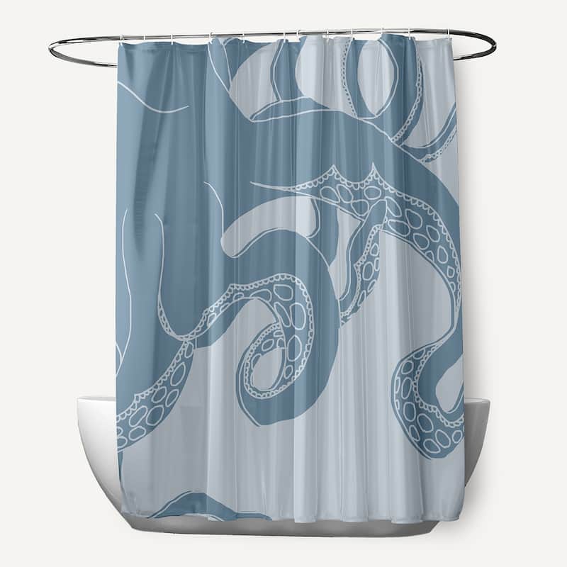 Gus Shower Curtain - Dusty Smoke