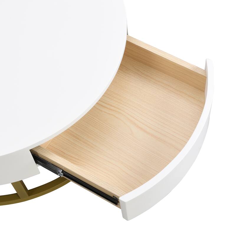Modern Round Lift top Nesting Coffee Tables