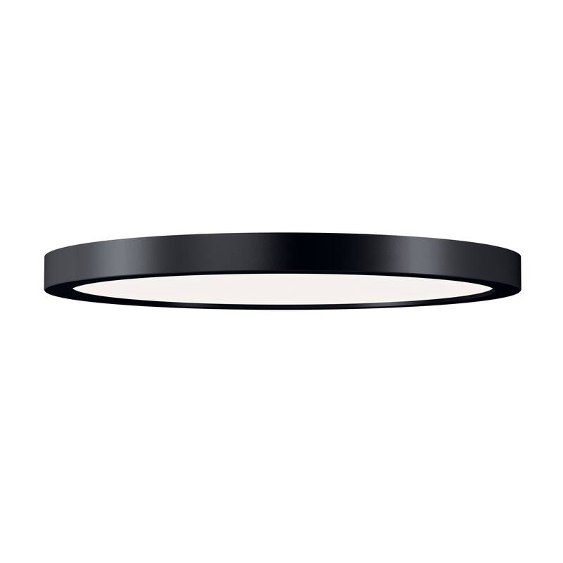 Kichler Lighting Ara 11.25" Round LED Flush mount in Black - 11.03