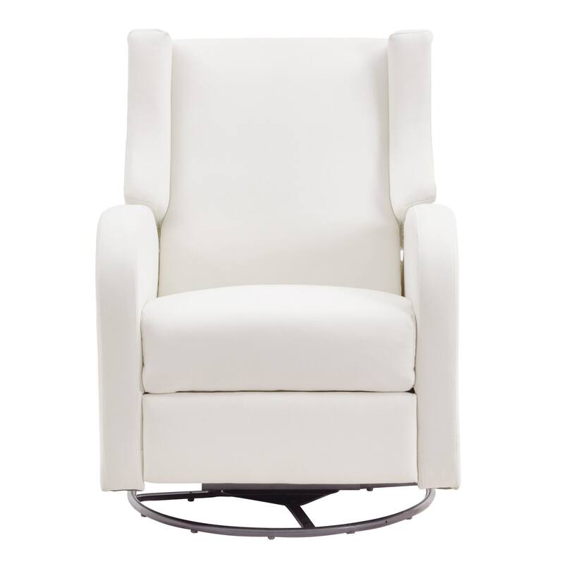 Electronic Power Recliner and Swivel Glider for Living Room, Bedroom - White