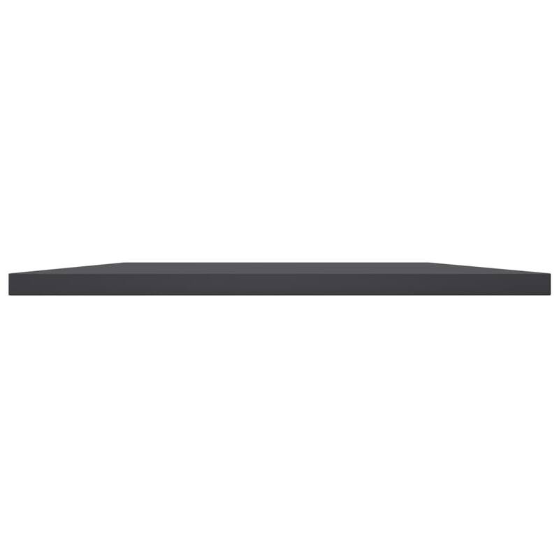 vidaXL Bookshelf Boards 4 pcs Gray 39.4"x15.7"x0.6" Chipboard
