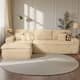 Option Left Chaise-Plush Beige