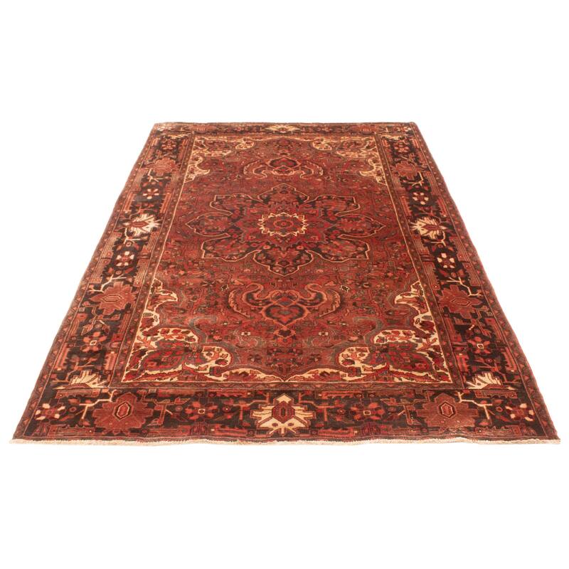 ECARPETGALLERY Hand-knotted Sarabi Red Wool Rug - 8'0 x 12'0