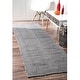 preview thumbnail 39 of 61, Nuloom Ago Geometric Wool Area Rug 2'6" x 10' Runner - Gray