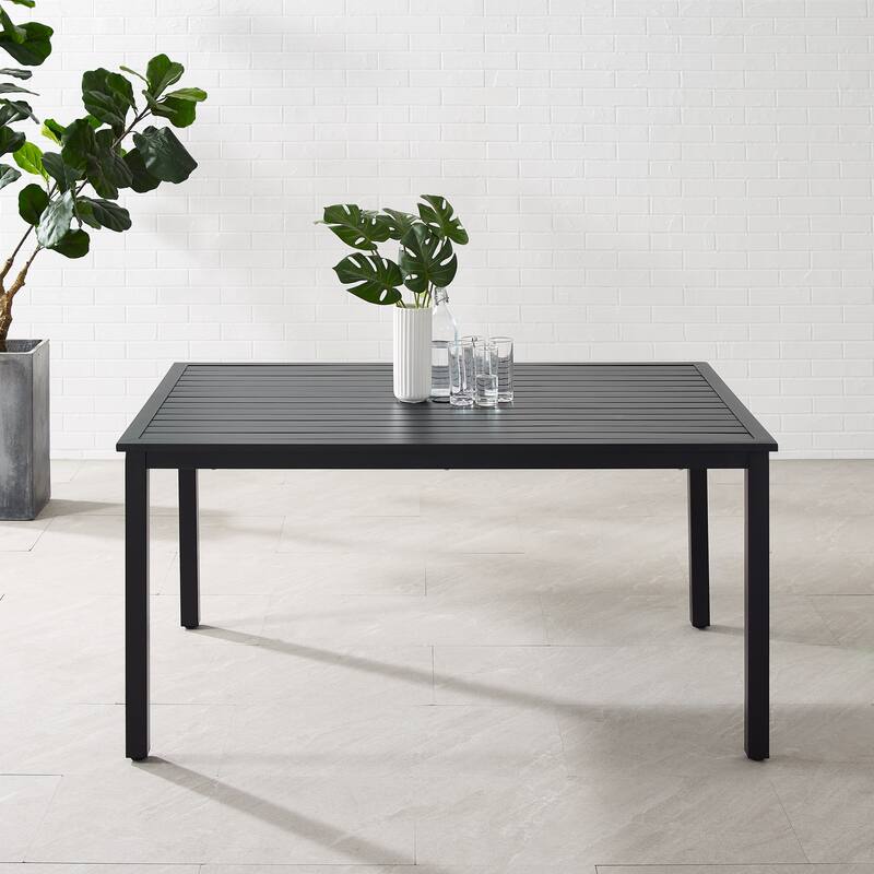 Crosley Hansen Outdoor Metal Dining Table - 37"x60"x28.5"