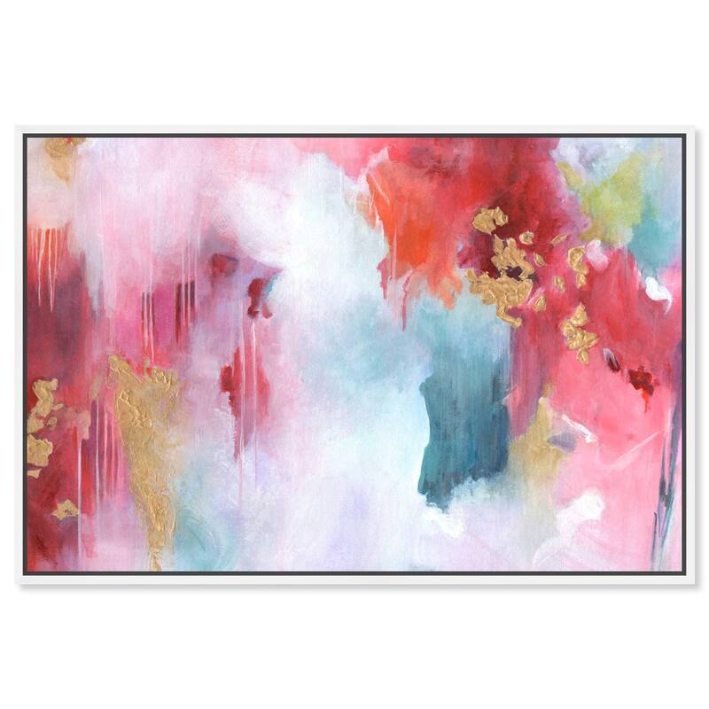 Rolling in Love Canvas by Art Remedy - White - 45" x 30"