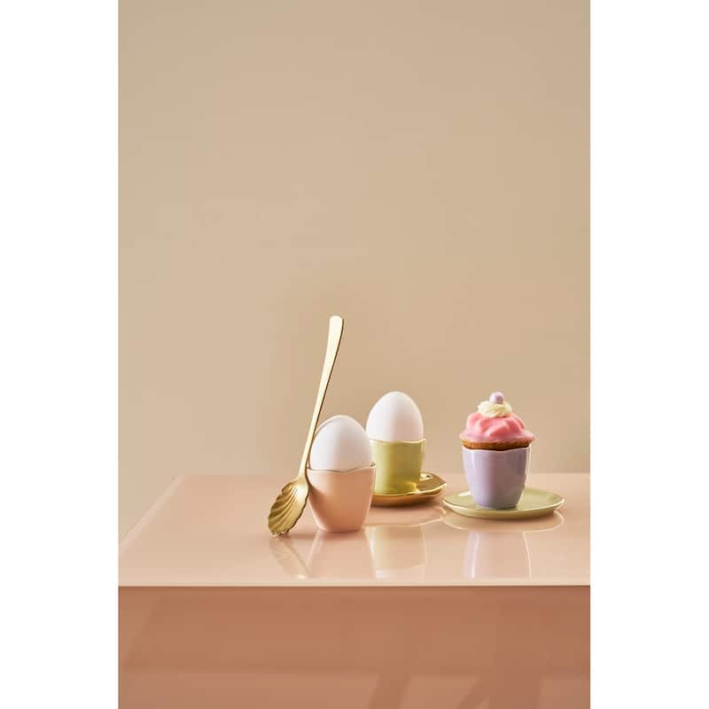 Egg cup lila, Set of 2, in Gift Pack