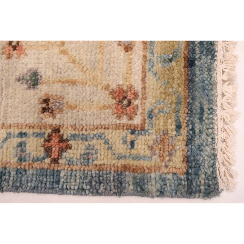 ECARPETGALLERY Hand-knotted Jules Serapi Dark Blue Wool Rug - 7'10 x 9'11