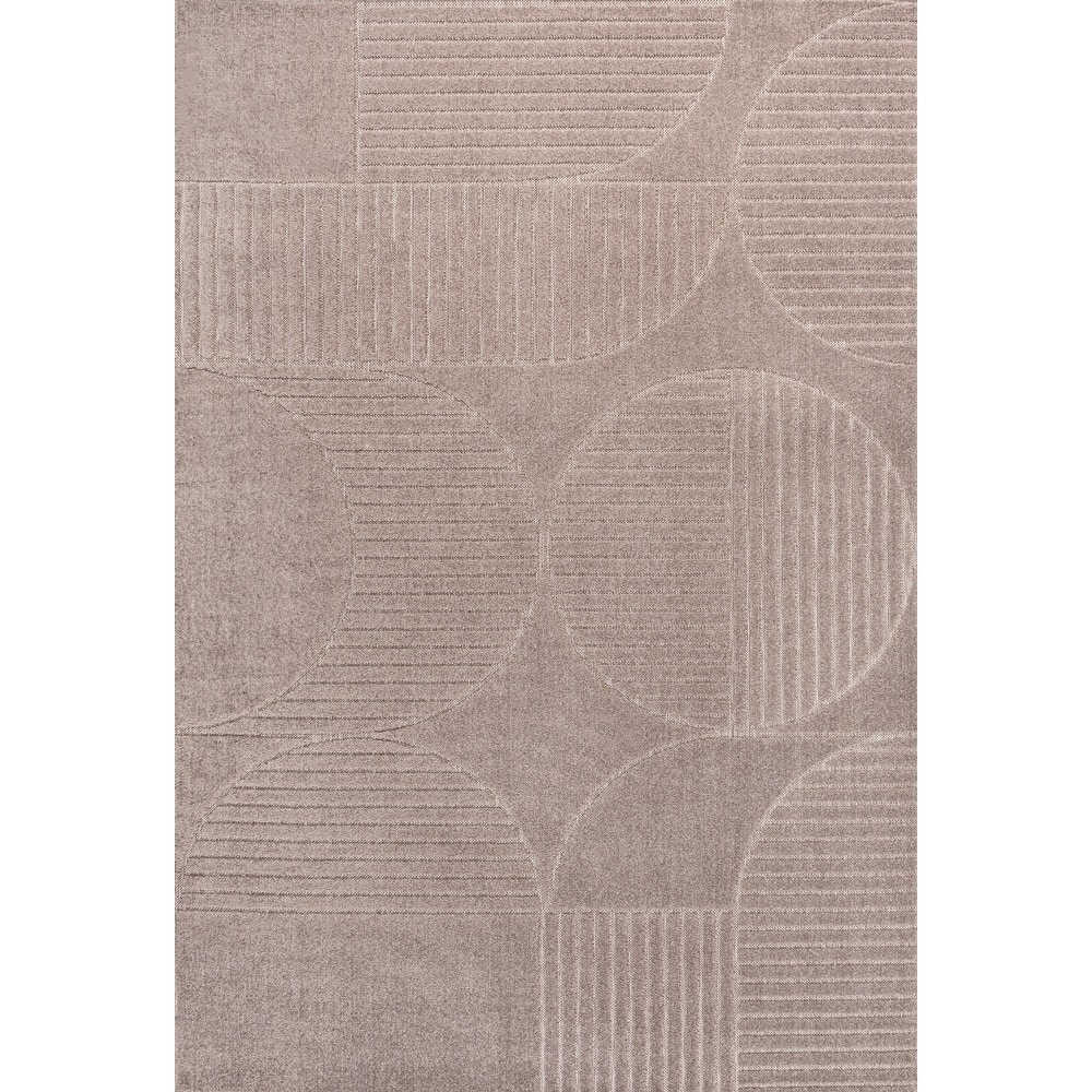 JONATHAN Y Dila Geometric Arch Scandi Striped Ivory/Cream Area Rug