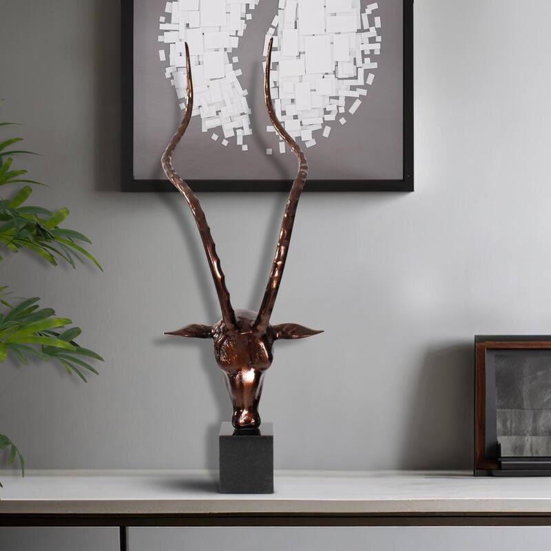 Kisumu Antelope Sculpture - 8H x 3.1/4W x 3.1/4D
