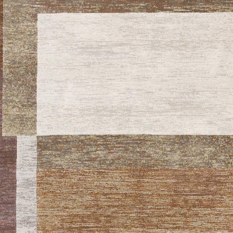 HomeRoots Geometric Modern Rectangle Area Rug - 5' X 8'