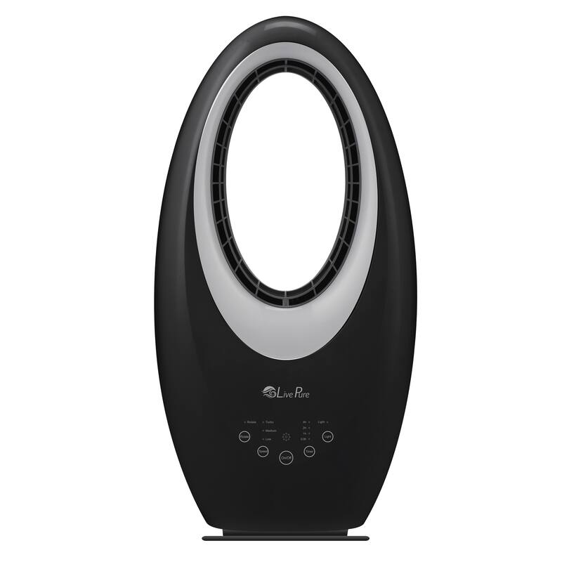 LivePure Vortex Bladeless Fan - Black