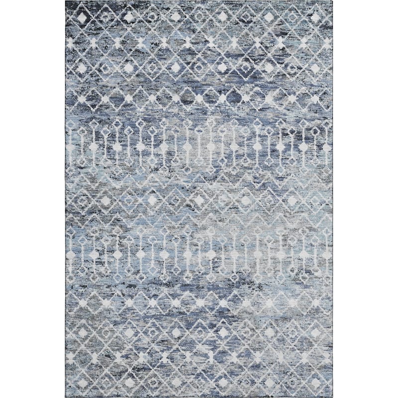 Premium Washable Super Soft Boho Trellis Mayfield Rug