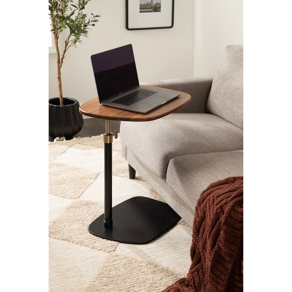 Kate and Laurel Adamas Adjustable C-Table - 22x16x28