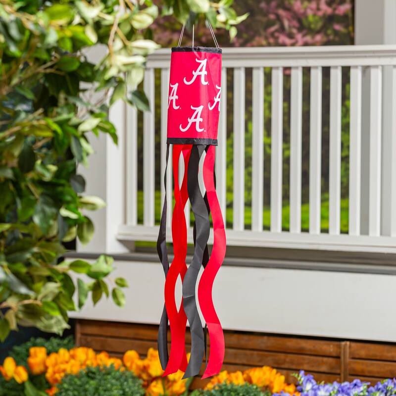 40" NCAA Team Sublimated Fabric Windsock - Alabama
