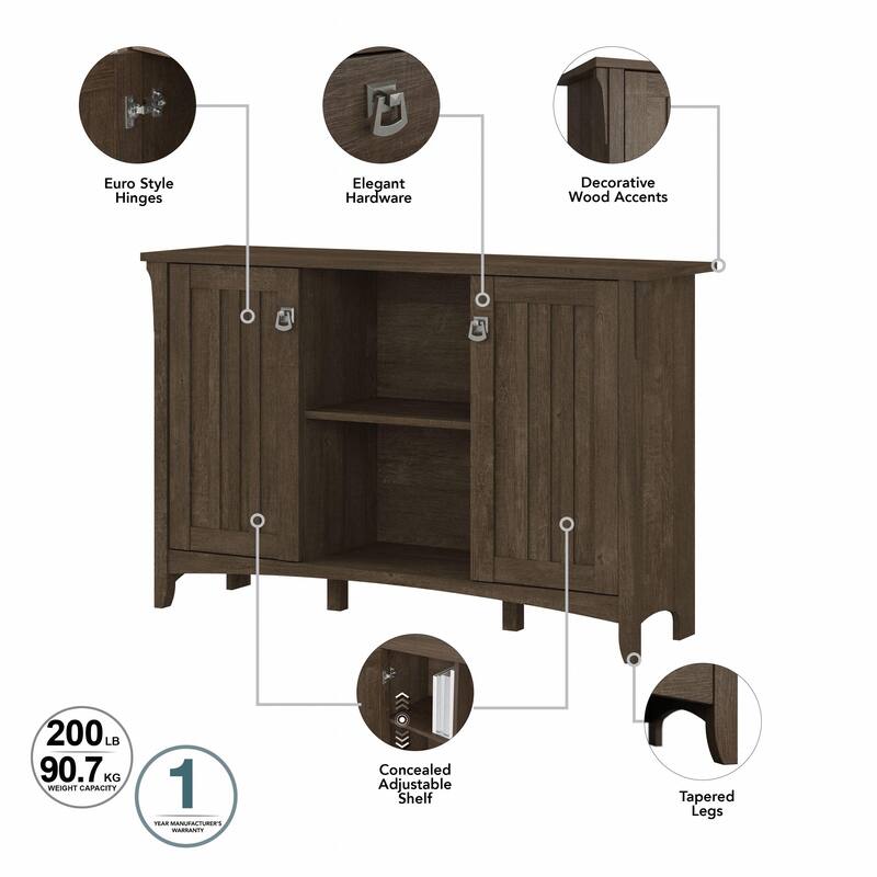 Salinas Accent Storage Cabinet with Doors by Bush Furniture