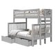 preview thumbnail 21 of 26, Taylor & Olive Trillium Twin over Full Bunk Bed, 2 Drawers