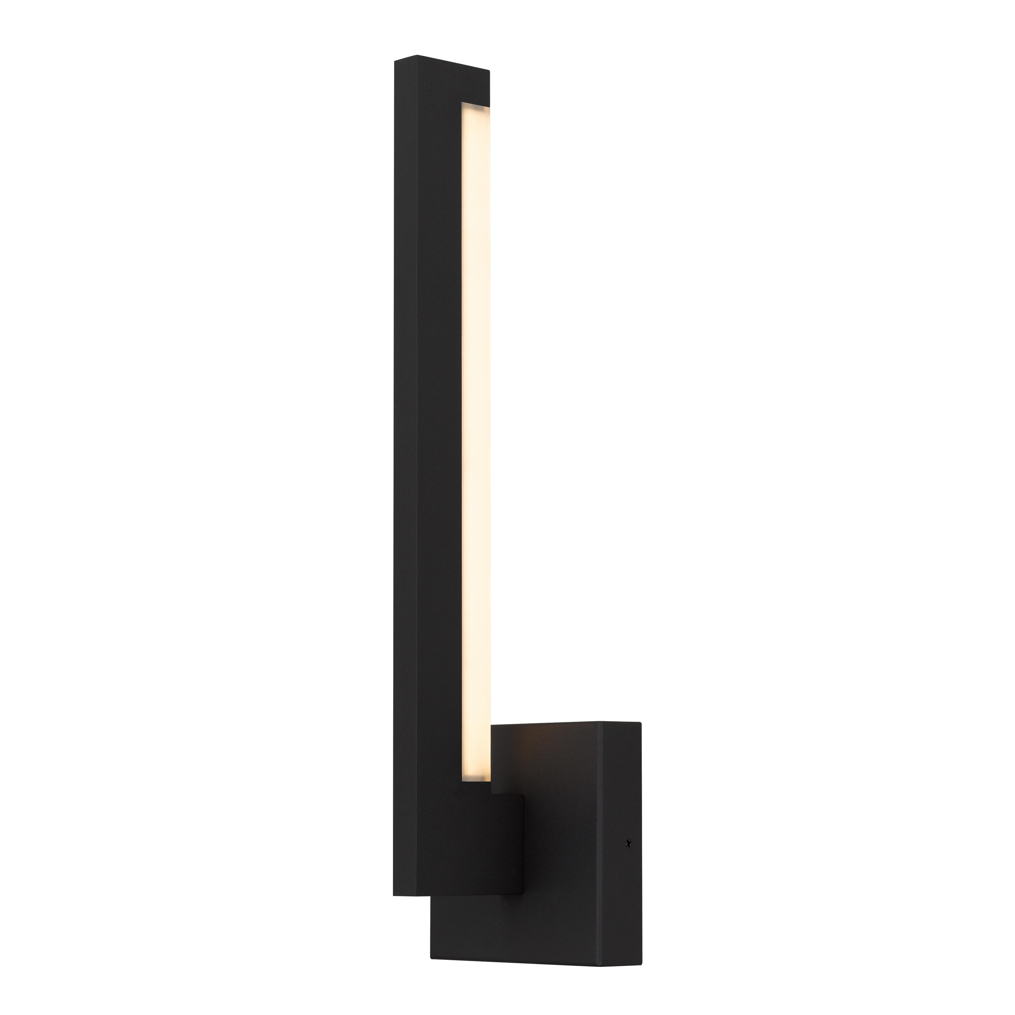 18 inch LED Wall Sconce - Black