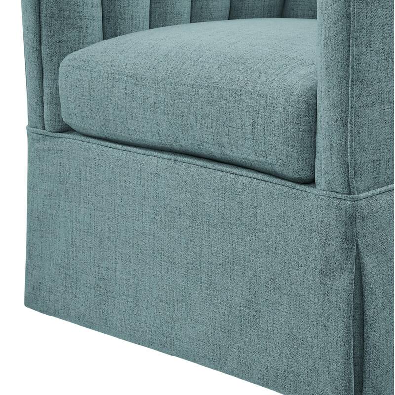 Sunveil Skirted Swivel Accent Chair by Greyson Living