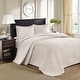 preview thumbnail 86 of 107, Madison Park Mansfield Reversible Oversized 3-piece Solid Texture Bedspread Quilt Set with Matching Shams