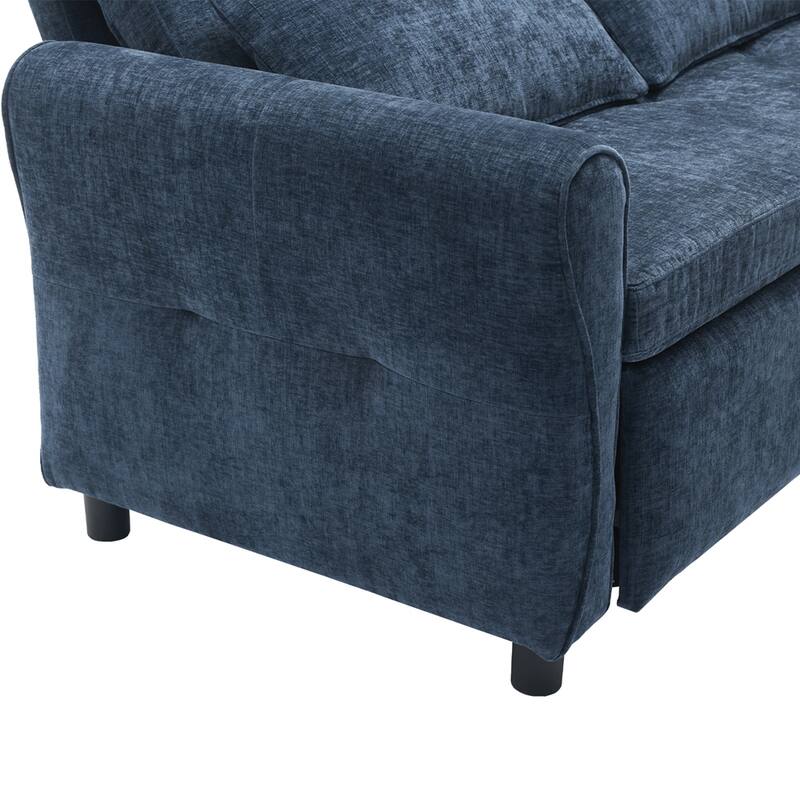 2-in-1 Sofa 82" Three-seater Sofa with a Sofa Bed