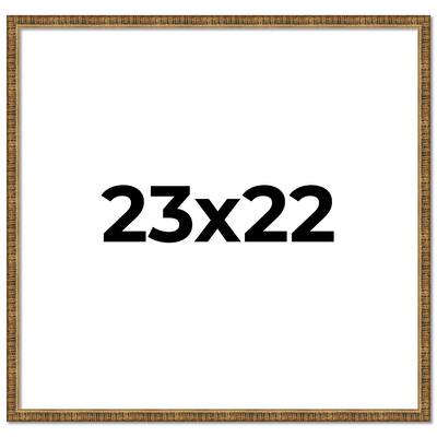 23x22 Frame Gold Solid Wood Picture Frame - Complete Modern Photo