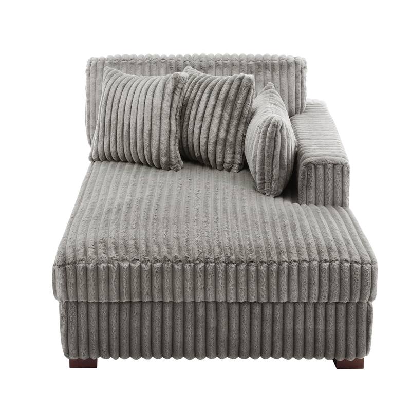 DREAMSIDEA Oversized Right Facing Chaise Lounge Lofa