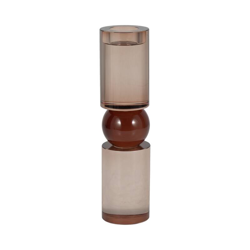 Candle Holder - Crystal Modern Cylinder Taper