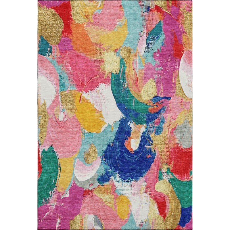 Premium Washable Super Soft Abstract Contemporary Mayfield Rug