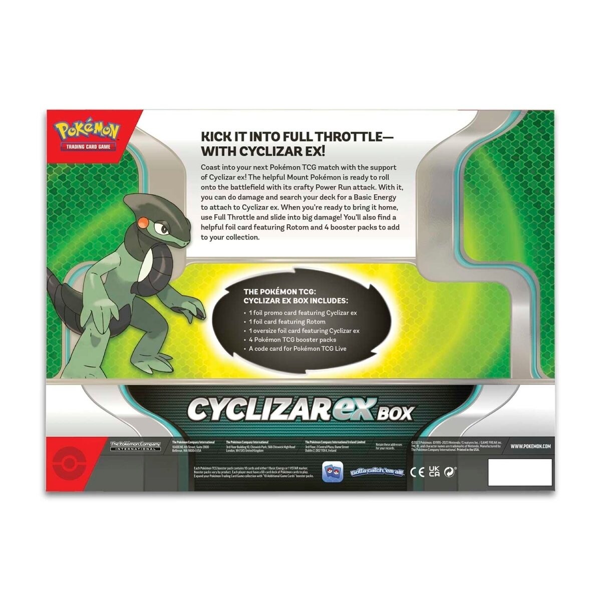 Pokemon TCG: Cyclizar ex Box - Bed Bath & Beyond - 41960670 Pokemon TCG: Cyclizar ex Box - Bed Bath & Beyond - 41960670