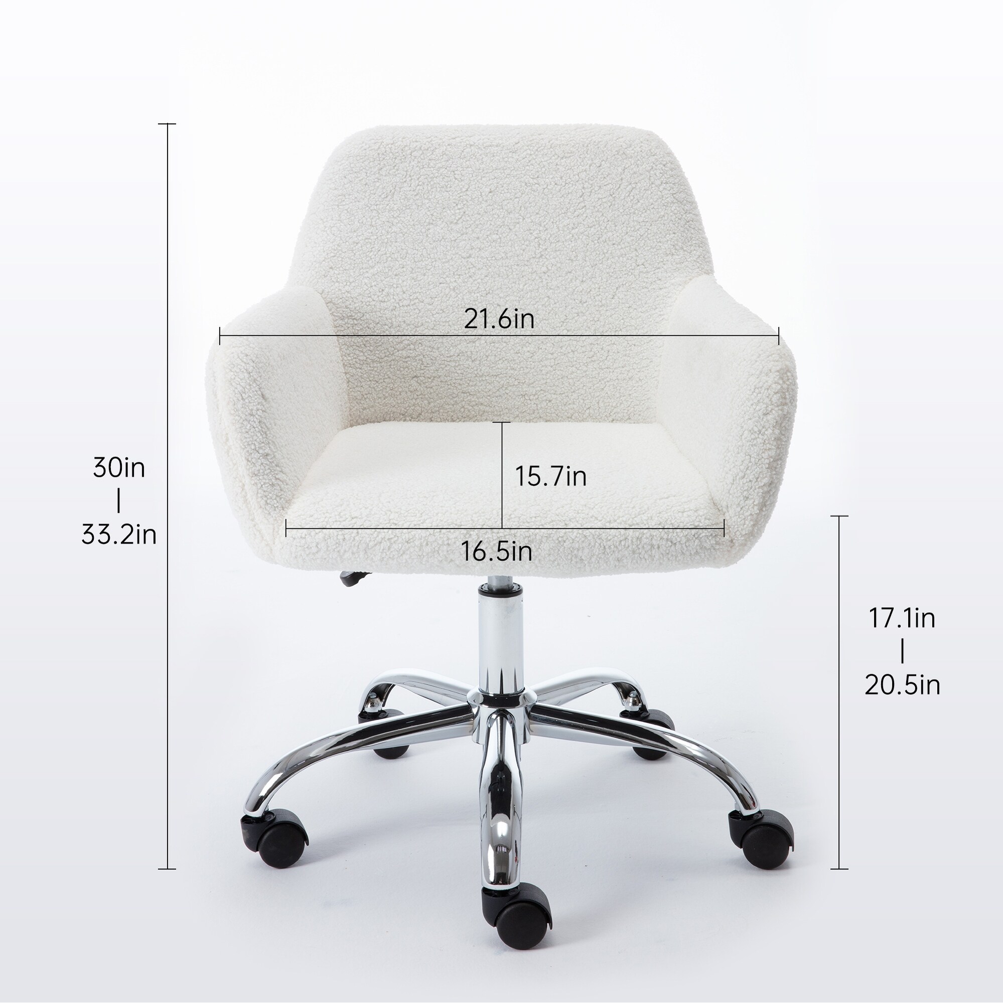 Rustic office deals chair with wheels