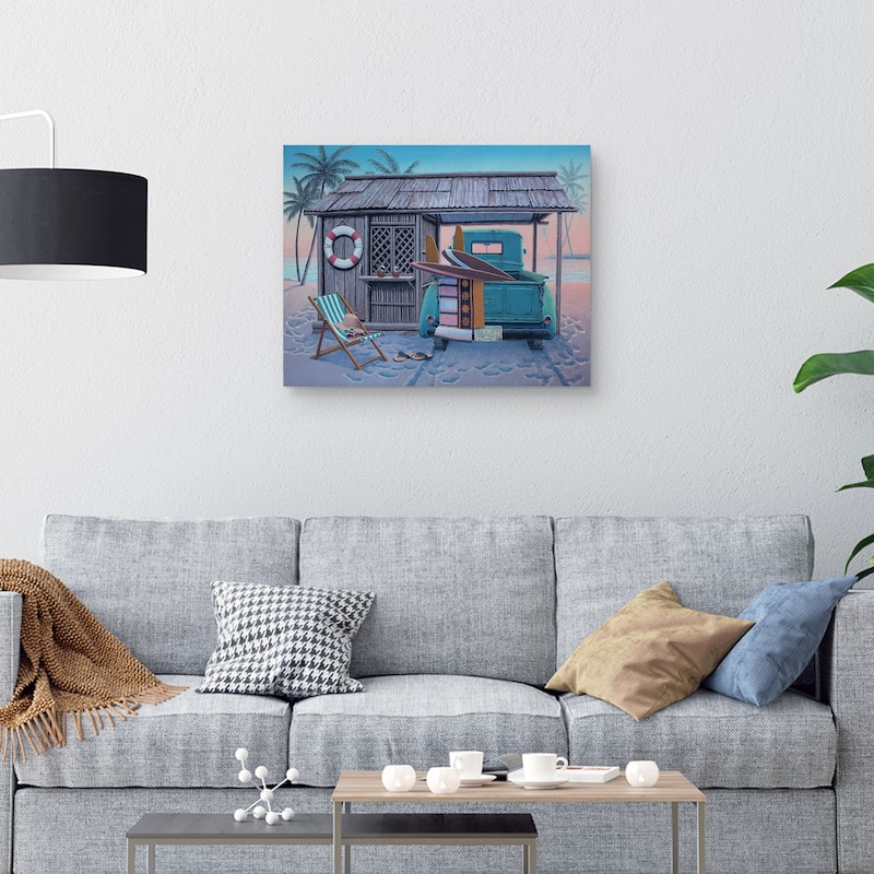 Love Shack by Richard Courtney Canvas Art Print