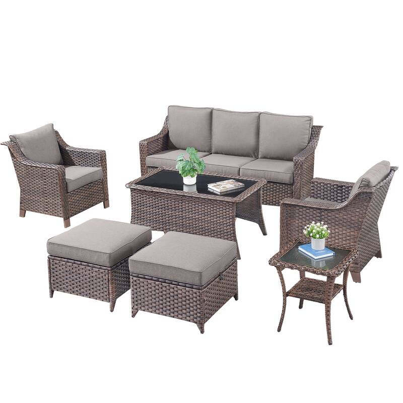 Outside Patio Sofa Chair with Cushions