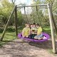 preview thumbnail 5 of 5, Outdoor Saucer Tree Swing Height Adjustable Large Flying Oval Swing