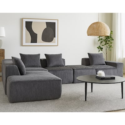 Multi Person Modular Compression Sofa That Can Be Freely Combined