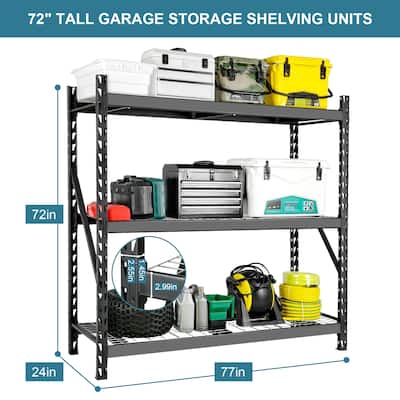 Versatile Heavy-Duty Garage Shelving for Efficient Storage and Organization
