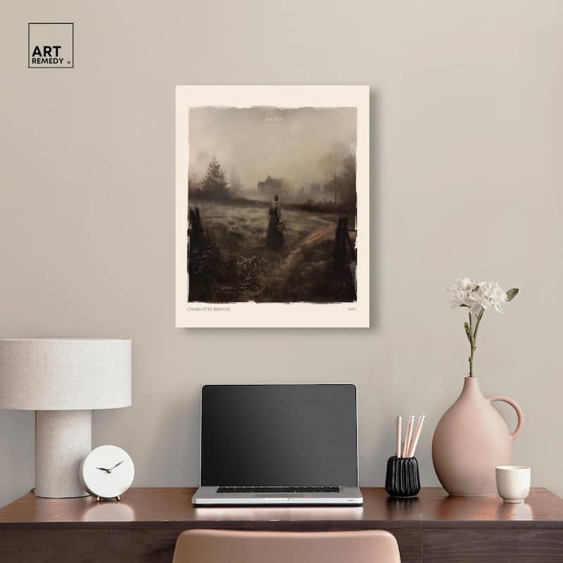 Jane Eyre Canvas by Art Remedy, Gallery Wrapped