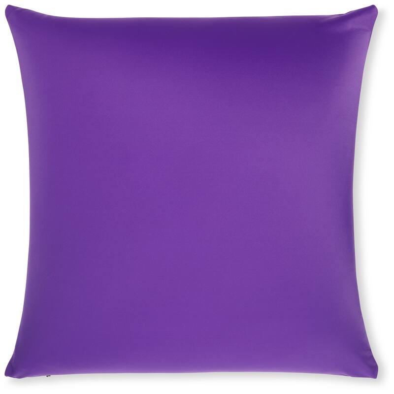 Throw Pillow Cozy Soft Microbead Dark Lavendar: 1 Pc - | 24 x 24 |
