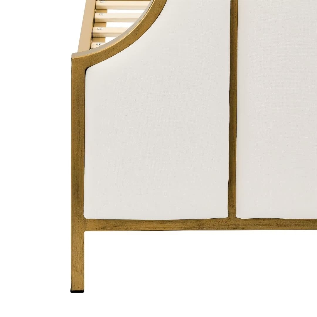 Upholstered Platform Bed & High headboard w/ Wood Slat Supportasy - Bed ...