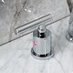 preview thumbnail 22 of 20, Kingston Brass Manhattan Two-Handle 3-Hole Deck Mount Widespread Bathroom Faucet with Retail Pop-Up Drain