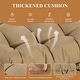preview thumbnail 5 of 22, FINCATI Outdoor Wicker Ottoman (Set of 2) with Cushions Boho Patio Metal Frame Footrest for Porch, Balconies